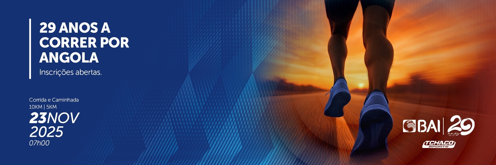 CORRIDA DE ATLETISMO BANCO BAI 29 ANOS