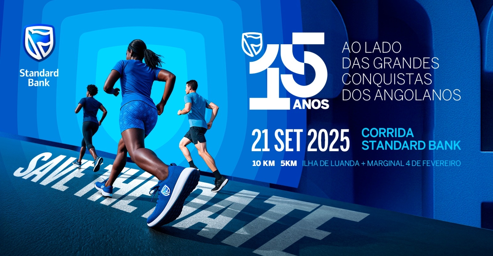 CORRIDA DE ATLETISMO STANDARD BANK 15 ANOS
