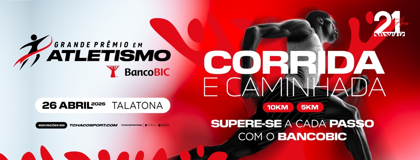 CORRIDA DE ATLETISMO BANCO BIC 21 ANOS