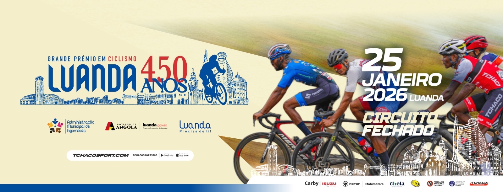 GRANDE PRÉMIO CICLISMO LUANDA 450 ANOS