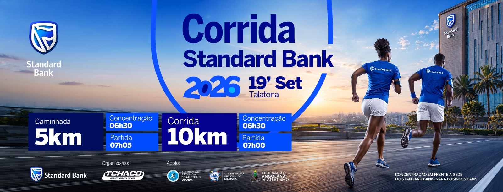 CORRIDA DE ATLETISMO STANDARD BANK 16 ANOS