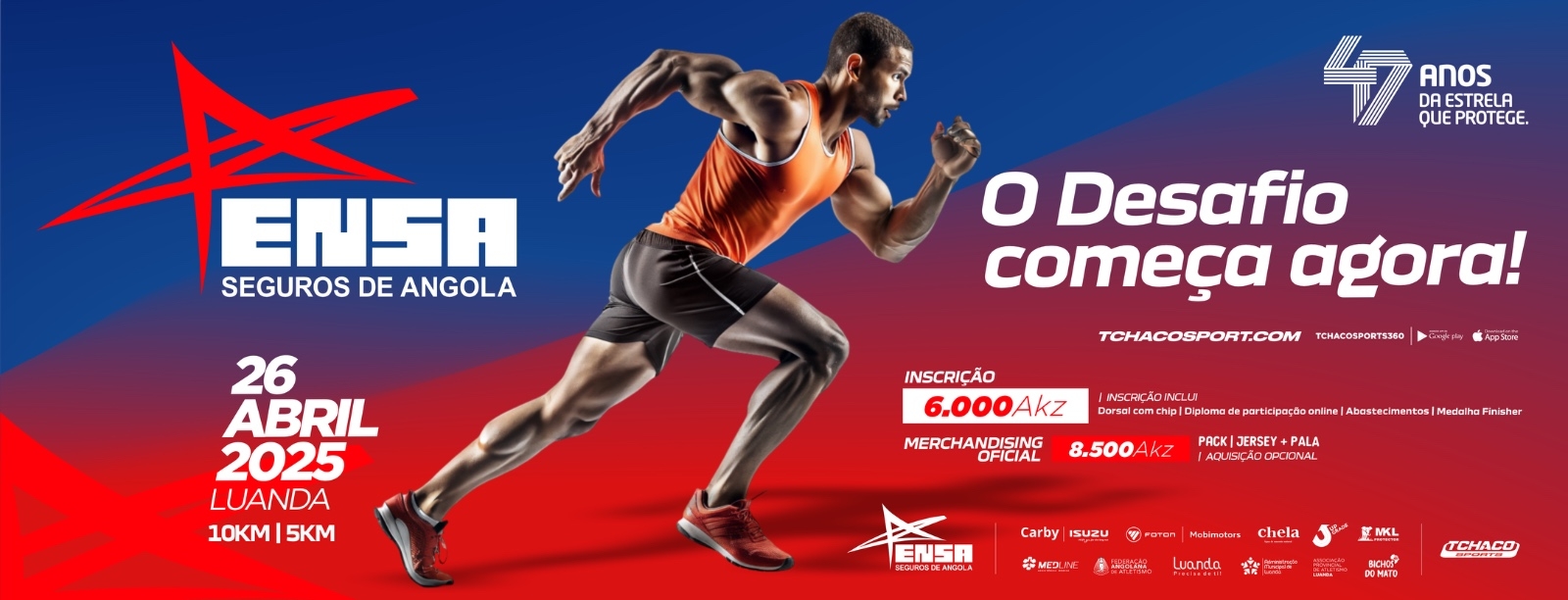 CORRIDA DE ATLETISMO ENSA 47 ANOS