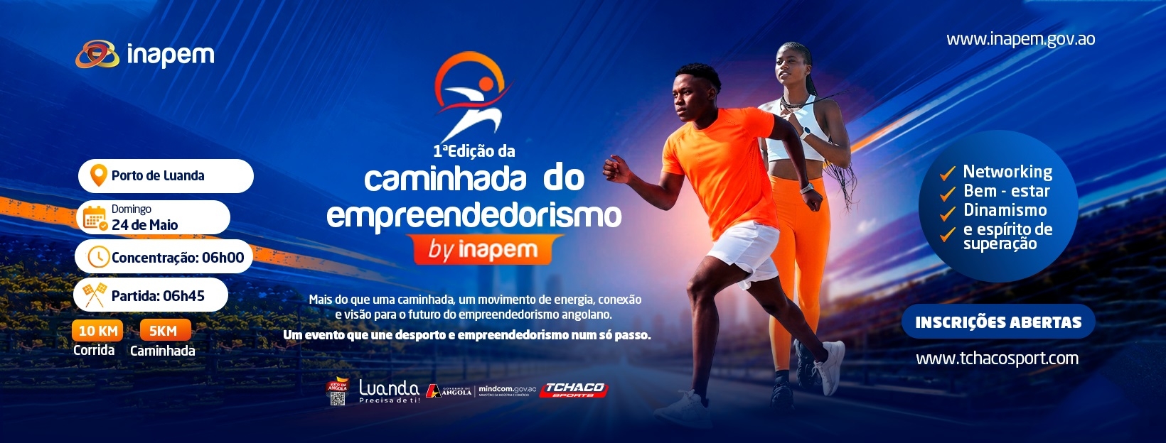 CORRIDA E CAMINHADA DO EMPREENDEDORISMO BY INAPEM